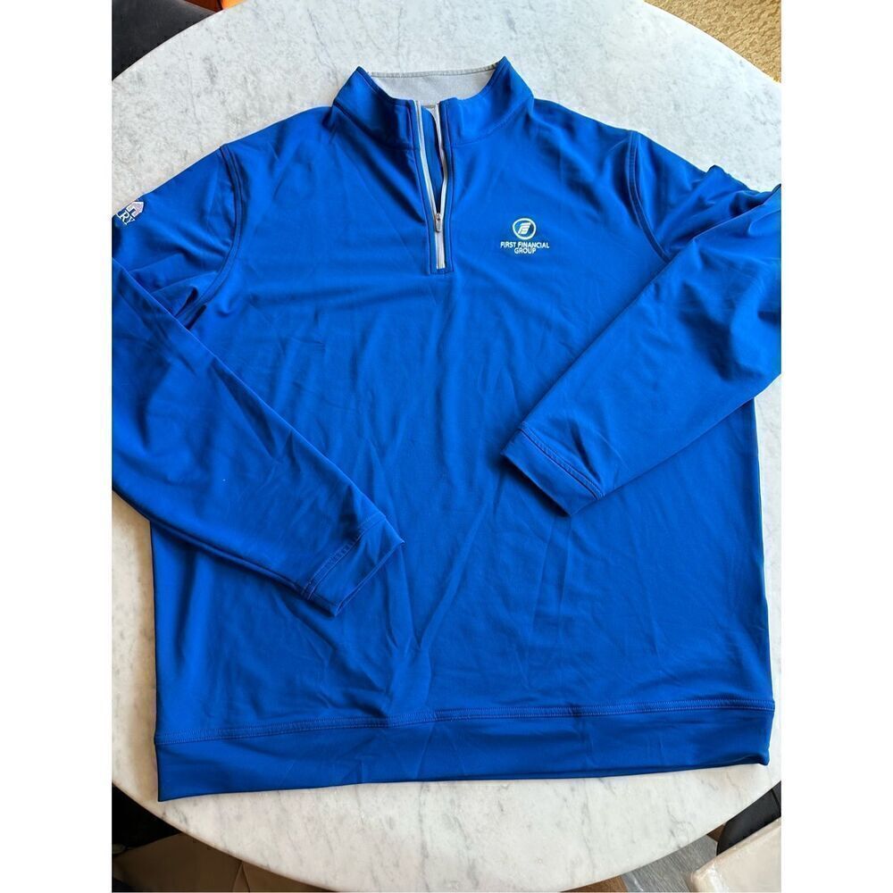 Peter Millar quarter zip golf pullover XL